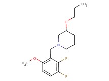 1-(2,3-difluoro-6-methoxybenzyl)-3-propoxypiperidine
