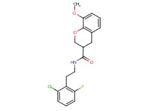 N-[2-(2-chloro-6-fluorophenyl)ethyl]-8-methoxy-3-chromanecarboxamide