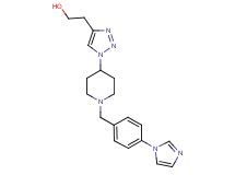2-(1-{1-[4-(1H-imidazol-1-yl)benzyl]-4-piperidinyl}-1H-1,2,3-triazol-4-yl)ethanol bis(trifluoroacetate) (salt)