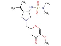 N'-{(3S*,4R*)-4-isopropyl-1-[(5-methoxy-4-oxo-4H-pyran-2-yl)methyl]-3-pyrrolidinyl}-N,N-dimethylsulfamide