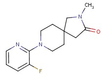 8-(3-fluoro-2-pyridinyl)-2-methyl-2,8-diazaspiro[4.5]decan-3-one