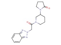 1-[1-(2H-1,2,3-benzotriazol-2-ylacetyl)piperidin-3-yl]pyrrolidin-2-one