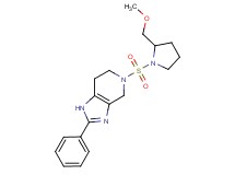 5-{[2-(methoxymethyl)pyrrolidin-1-yl]sulfonyl}-2-phenyl-4,5,6,7-tetrahydro-1H-imidazo[4,5-c]pyridine