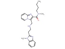 N-butyl-N-methyl-3-({[2-(1-methyl-1H-benzimidazol-2-yl)ethyl]amino}methyl)imidazo[1,2-a]pyridine-2-carboxamide