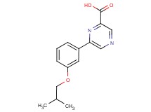 6-(3-isobutoxyphenyl)pyrazine-2-carboxylic acid