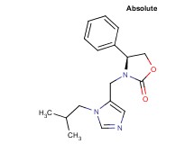 (4S)-3-[(1-isobutyl-1H-imidazol-5-yl)methyl]-4-phenyl-1,3-oxazolidin-2-one