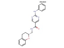2-anilino-N-[(2R)-3,4-dihydro-2H-chromen-2-ylmethyl]-5-pyrimidinecarboxamide