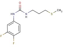 N-(3,4-difluorophenyl)-N'-[3-(methylthio)propyl]urea