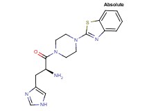 [(1S)-2-[4-(1,3-benzothiazol-2-yl)-1-piperazinyl]-1-(1H-imidazol-4-ylmethyl)-2-oxoethyl]amine dihydrochloride