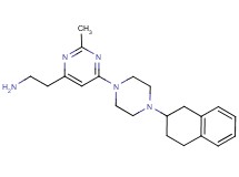 (2-{2-methyl-6-[4-(1,2,3,4-tetrahydronaphthalen-2-yl)piperazin-1-yl]pyrimidin-4-yl}ethyl)amine