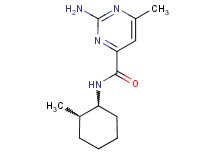 2-amino-6-methyl-N-(2-methylcyclohexyl)-4-pyrimidinecarboxamide