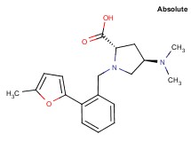(4R)-4-(dimethylamino)-1-[2-(5-methyl-2-furyl)benzyl]-L-proline