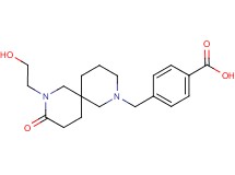 4-{[8-(2-hydroxyethyl)-9-oxo-2,8-diazaspiro[5.5]undec-2-yl]methyl}benzoic acid