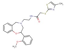N-{2-[2-(2-methoxyphenyl)-2,3-dihydro-1,4-benzoxazepin-4(5H)-yl]ethyl}-2-[(4-methyl-1,3-thiazol-2-yl)thio]acetamide
