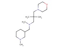 N,2,2-trimethyl-N-[(1-methyl-3-piperidinyl)methyl]-3-(4-morpholinyl)-1-propanamine