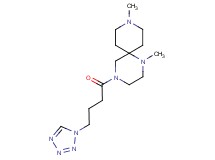 1,9-dimethyl-4-[4-(1H-tetrazol-1-yl)butanoyl]-1,4,9-triazaspiro[5.5]undecane