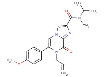 7-allyl-N-isopropyl-6-(4-methoxyphenyl)-N-methyl-8-oxo-7,8-dihydroimidazo[1,2-a]pyrazine-2-carboxamide
