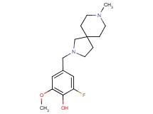 2-fluoro-6-methoxy-4-[(8-methyl-2,8-diazaspiro[4.5]dec-2-yl)methyl]phenol