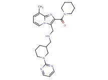 1-[8-methyl-2-(1-piperidinylcarbonyl)imidazo[1,2-a]pyridin-3-yl]-N-{[1-(2-pyrimidinyl)-3-piperidinyl]methyl}methanamine