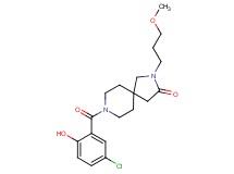8-(5-chloro-2-hydroxybenzoyl)-2-(3-methoxypropyl)-2,8-diazaspiro[4.5]decan-3-one