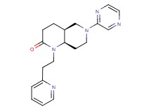 (4aS*,8aR*)-6-pyrazin-2-yl-1-(2-pyridin-2-ylethyl)octahydro-1,6-naphthyridin-2(1H)-one