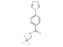 4-(4H-1,2,4-triazol-4-yl)-N-(2,2,2-trifluoroethyl)benzamide