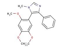 1-methyl-4-phenyl-5-(2,4,5-trimethoxyphenyl)-1H-imidazole