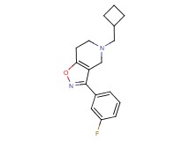 5-(cyclobutylmethyl)-3-(3-fluorophenyl)-4,5,6,7-tetrahydroisoxazolo[4,5-c]pyridine