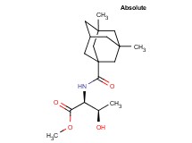 methyl (2S,3R)-2-{[(3,5-dimethyl-1-adamantyl)carbonyl]amino}-3-hydroxybutanoate