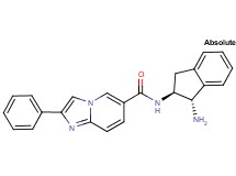 N-[(1S,2S)-1-amino-2,3-dihydro-1H-inden-2-yl]-2-phenylimidazo[1,2-a]pyridine-6-carboxamide dihydrochloride
