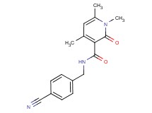 N-(4-cyanobenzyl)-1,4,6-trimethyl-2-oxo-1,2-dihydropyridine-3-carboxamide
