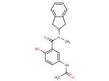 5-(acetylamino)-N-(2,3-dihydro-1H-inden-2-yl)-2-hydroxy-N-methylbenzamide