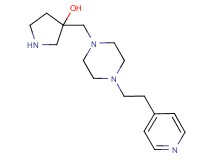3-({4-[2-(4-pyridinyl)ethyl]-1-piperazinyl}methyl)-3-pyrrolidinol dihydrochloride