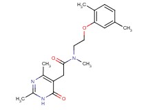 2-(2,4-dimethyl-6-oxo-1,6-dihydropyrimidin-5-yl)-N-[2-(2,5-dimethylphenoxy)ethyl]-N-methylacetamide