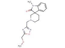 1'-{[5-(methoxymethyl)-1,2,4-oxadiazol-3-yl]methyl}-1-methylspiro[indole-3,3'-piperidin]-2(1H)-one