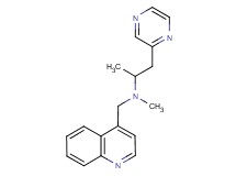 N-methyl-1-pyrazin-2-yl-N-(quinolin-4-ylmethyl)propan-2-amine
