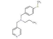 N-[4-(methylthio)benzyl]-N-(pyridin-4-ylmethyl)propan-1-amine
