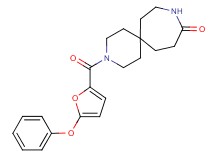 3-(5-phenoxy-2-furoyl)-3,9-diazaspiro[5.6]dodecan-10-one