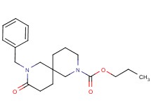 propyl 8-benzyl-9-oxo-2,8-diazaspiro[5.5]undecane-2-carboxylate
