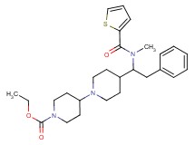 ethyl 4-{1-[methyl(2-thienylcarbonyl)amino]-2-phenylethyl}-1,4'-bipiperidine-1'-carboxylate