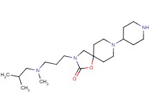 3-{3-[isobutyl(methyl)amino]propyl}-8-(4-piperidinyl)-1-oxa-3,8-diazaspiro[4.5]decan-2-one dihydrochloride