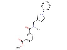methyl 3-({methyl[(1-phenyl-3-pyrrolidinyl)methyl]amino}carbonyl)benzoate
