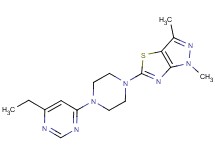 5-[4-(6-ethylpyrimidin-4-yl)piperazin-1-yl]-1,3-dimethyl-1H-pyrazolo[3,4-d][1,3]thiazole