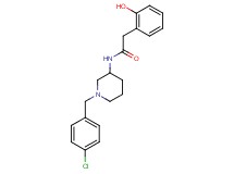 N-[1-(4-chlorobenzyl)-3-piperidinyl]-2-(2-hydroxyphenyl)acetamide