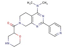 N,N-dimethyl-7-(morpholin-2-ylcarbonyl)-2-pyridin-4-yl-5,6,7,8-tetrahydropyrido[3,4-d]pyrimidin-4-amine