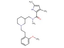 N-({1-[2-(2-methoxyphenyl)ethyl]-3-piperidinyl}methyl)-N,3,5-trimethyl-1H-pyrrole-2-carboxamide