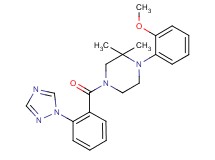 1-(2-methoxyphenyl)-2,2-dimethyl-4-[2-(1H-1,2,4-triazol-1-yl)benzoyl]piperazine