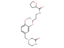 N-(3-{2-methoxy-5-[(3-oxo-1-piperazinyl)methyl]phenoxy}propyl)tetrahydro-2-furancarboxamide