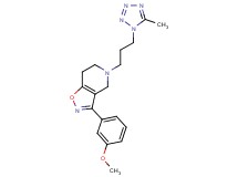 3-(3-methoxyphenyl)-5-[3-(5-methyl-1H-tetrazol-1-yl)propyl]-4,5,6,7-tetrahydroisoxazolo[4,5-c]pyridine
