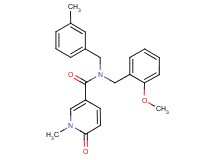N-(2-methoxybenzyl)-1-methyl-N-(3-methylbenzyl)-6-oxo-1,6-dihydropyridine-3-carboxamide